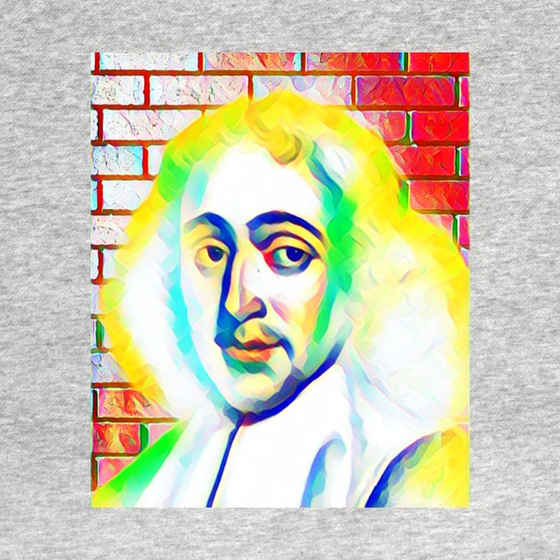 Baruch Spinoza Colourful Portrait | Baruch Spinoza Artwork 10 by JustLit